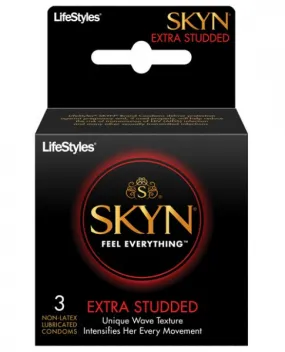 Lifestyles SKYN Extra Studded - Pack of 3