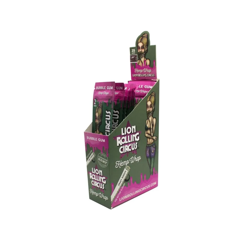 Lion Rolling Circus Flavored Hemp Wraps – Natural & Additive-free