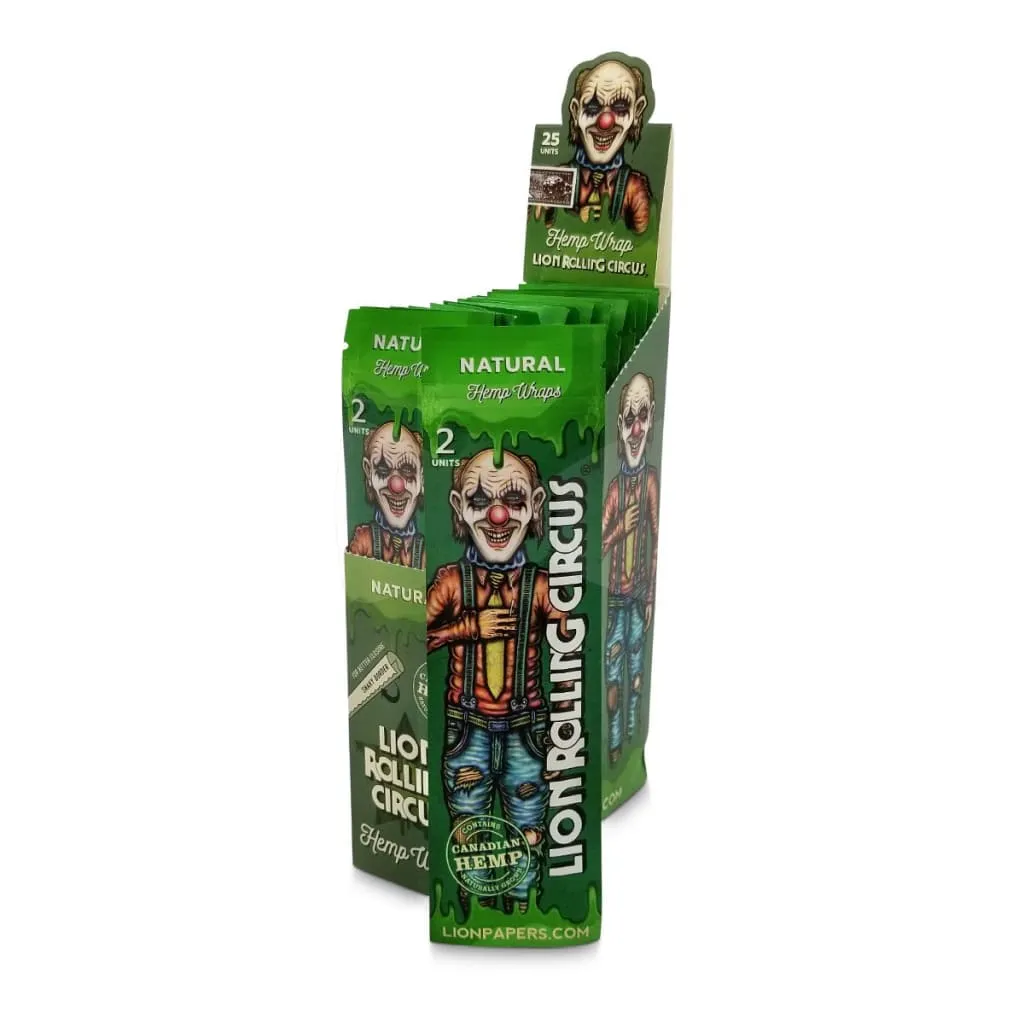 Lion Rolling Circus Flavored Hemp Wraps – Natural & Additive-free