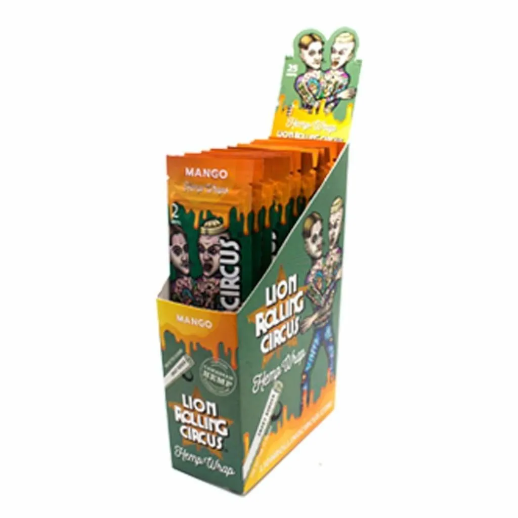 Lion Rolling Circus Flavored Hemp Wraps – Natural & Additive-free