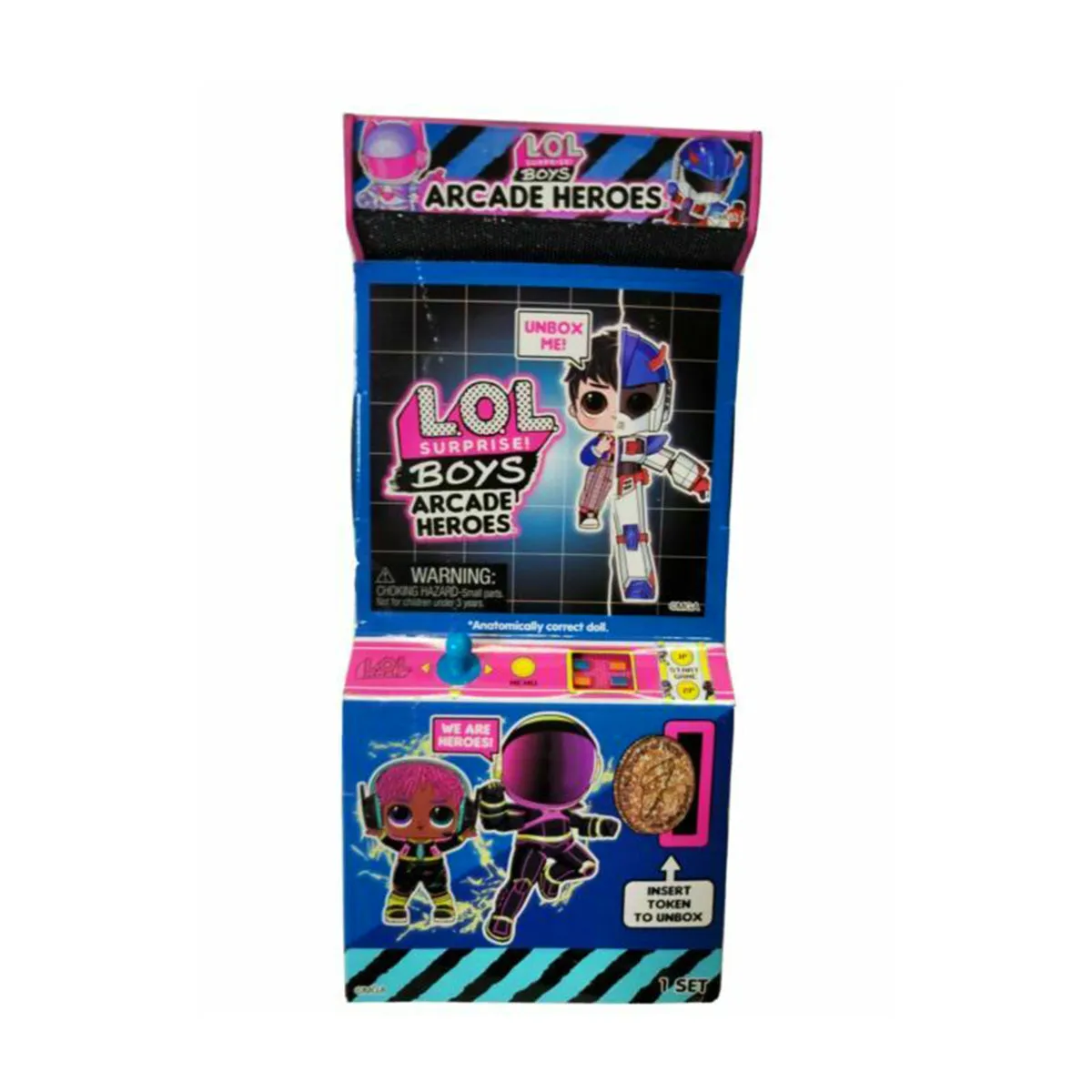 L.O.L. Surprise! Boys Arcade Heroes ? Action Figure Doll with 15 Surprises