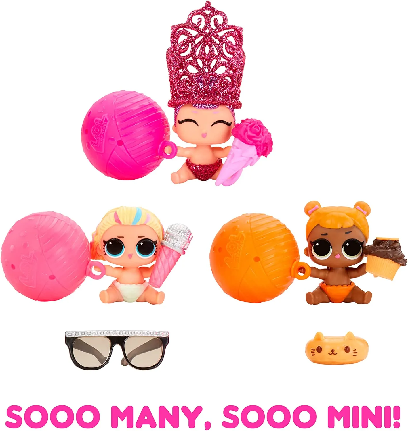 L.O.L. Surprise! Lil Sisters- with Collectible Lil Sister Doll, 5 Surprises, Mini L.O.L. Surprise! Ball, Limited Edition Dolls- Great Gift for Girls Age 4 