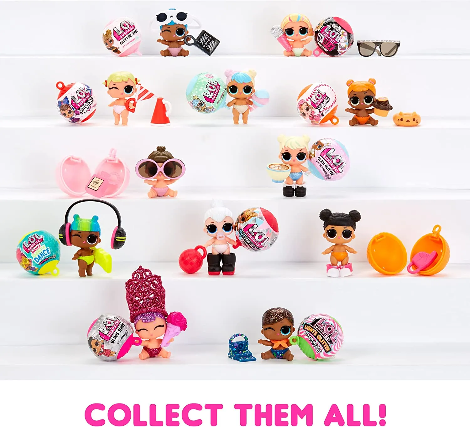 L.O.L. Surprise! Lil Sisters- with Collectible Lil Sister Doll, 5 Surprises, Mini L.O.L. Surprise! Ball, Limited Edition Dolls- Great Gift for Girls Age 4 