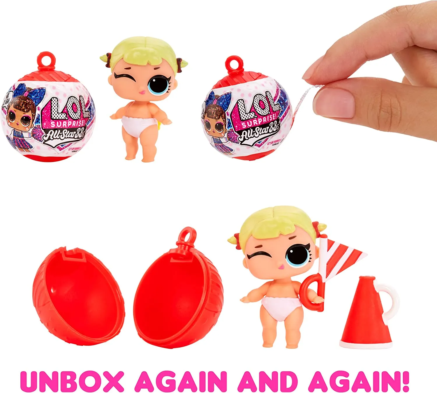 L.O.L. Surprise! Lil Sisters- with Collectible Lil Sister Doll, 5 Surprises, Mini L.O.L. Surprise! Ball, Limited Edition Dolls- Great Gift for Girls Age 4 