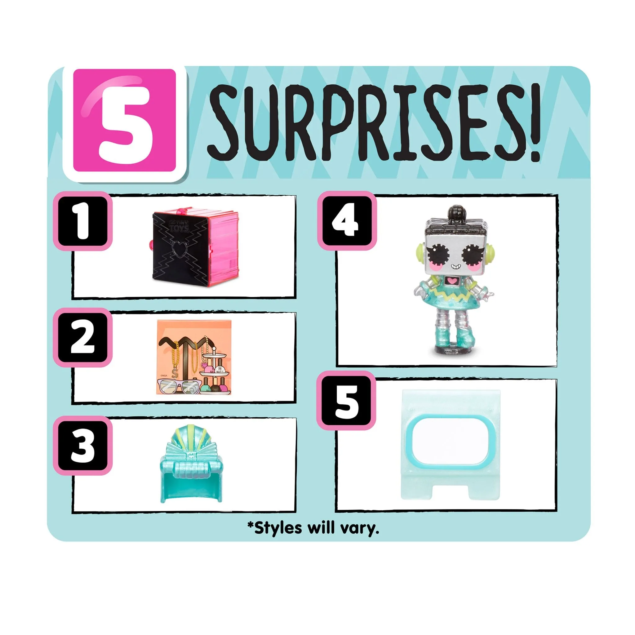 LOL Surprise Tiny Toys with 5 Surprises