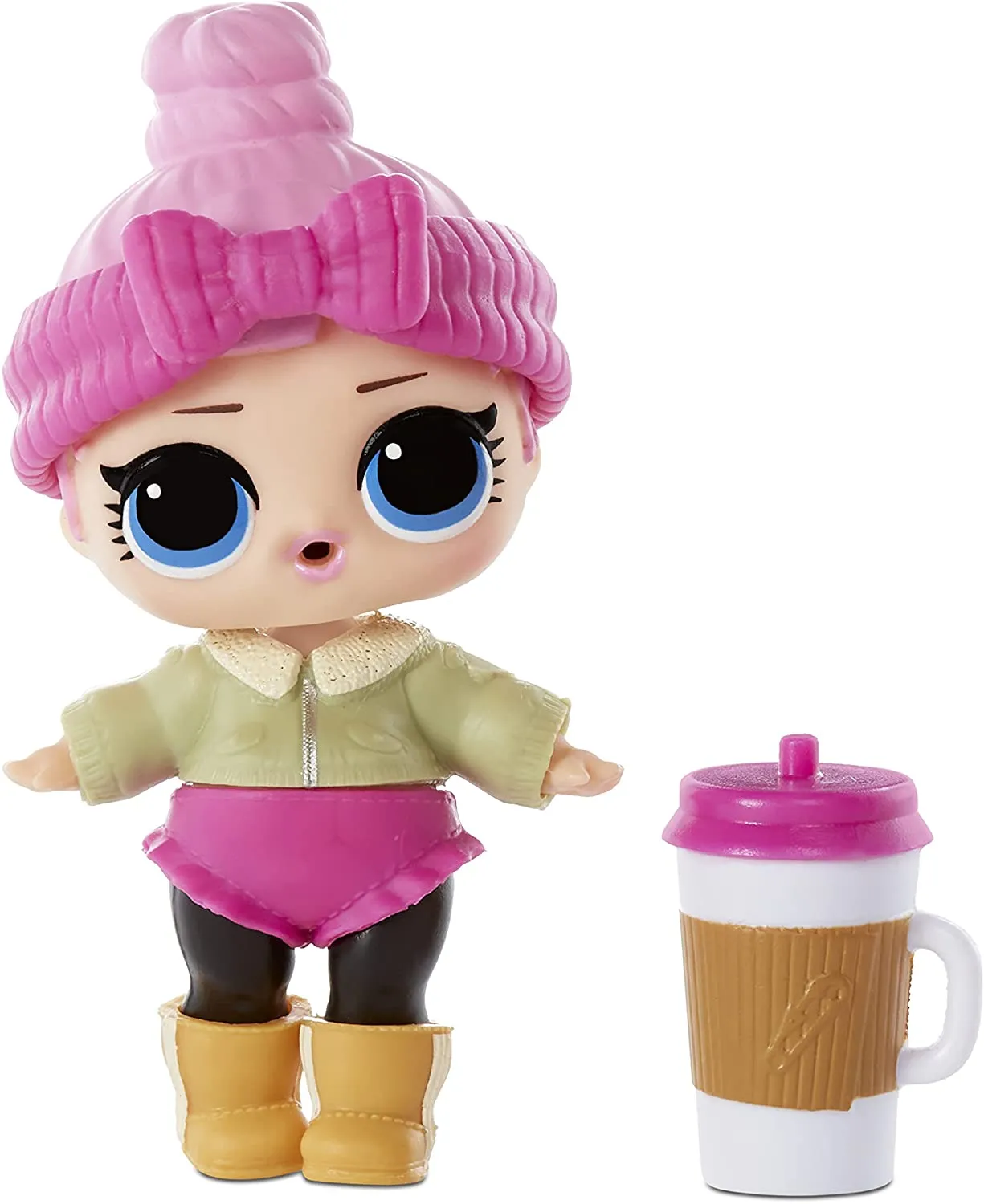 LOL Surprise Winter Chill Hangout Spaces Furniture Playset with Cozy Babe Doll, 10  Surprises, Accessories, for LOL Dollhouse Play
