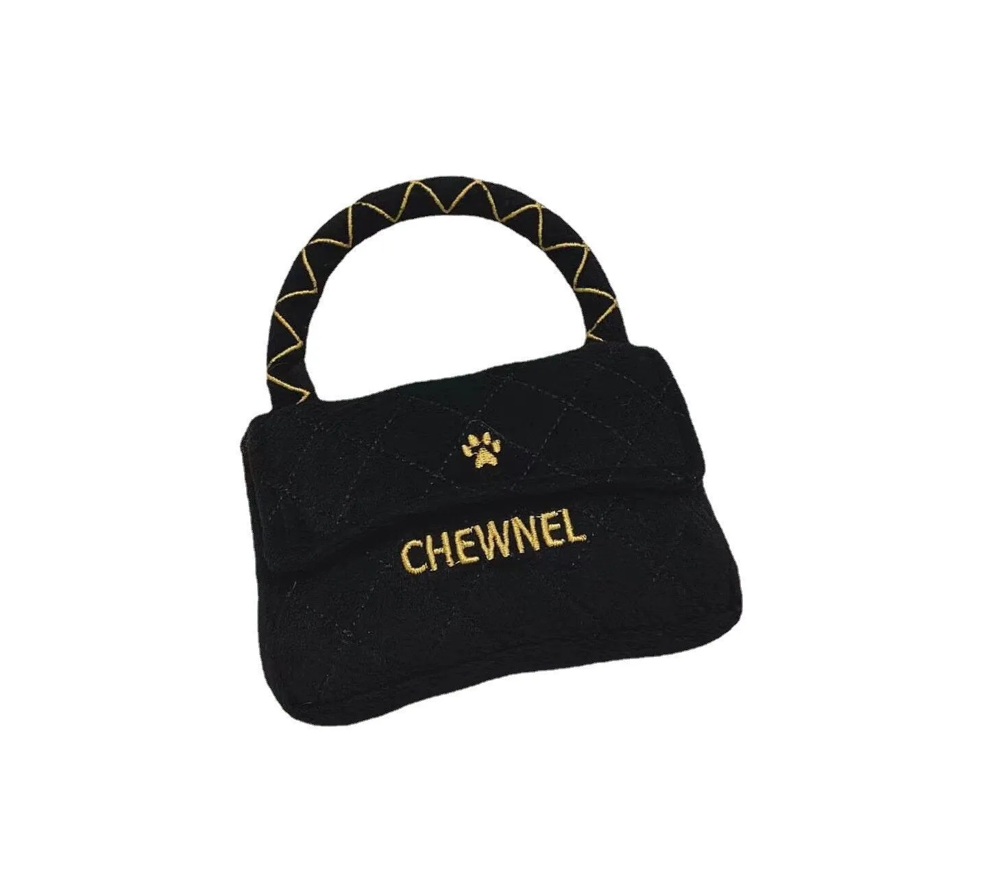 Luxury Koko Chewnel Dog Toys Pet Accessories Cute Cup Bags Bone Shaped Stuffed Dog Plush Squeaky Toy