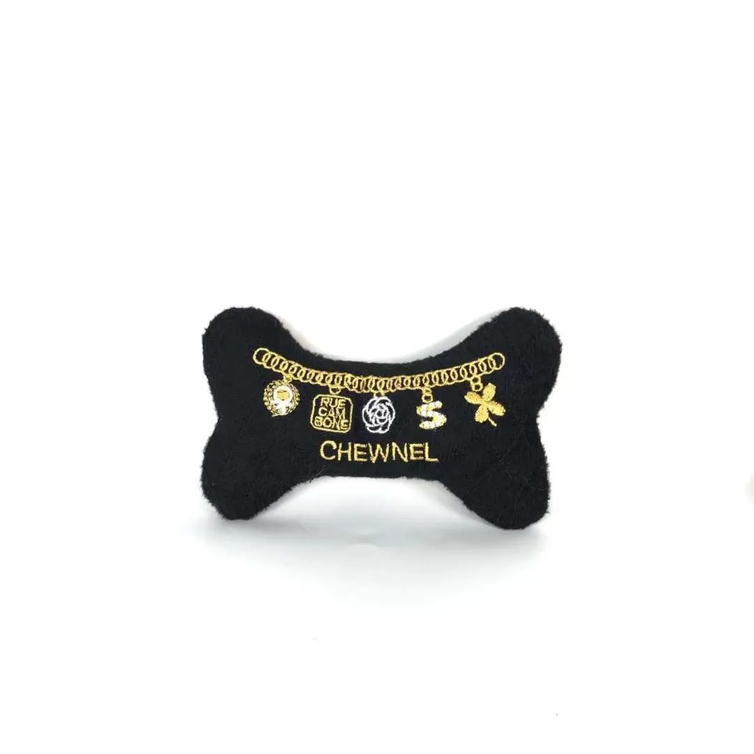 Luxury Koko Chewnel Dog Toys Pet Accessories Cute Cup Bags Bone Shaped Stuffed Dog Plush Squeaky Toy