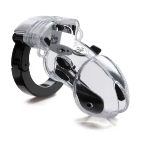 Mystim no 1 Estim Clear Chastity Cock Cage for Him