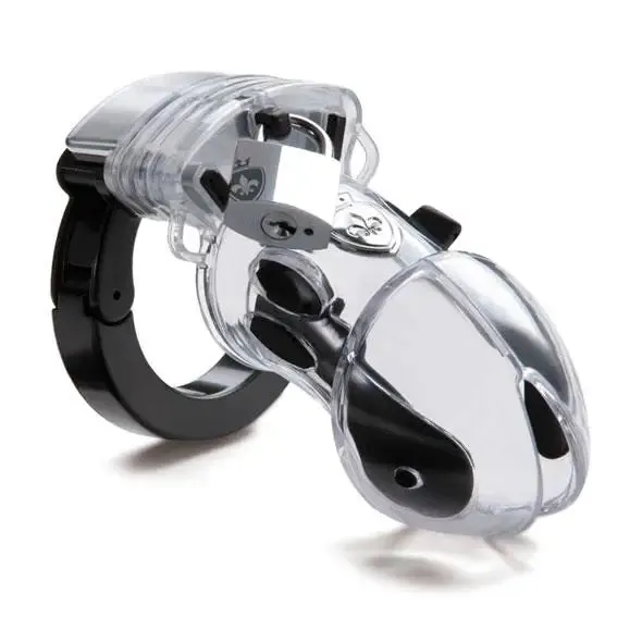 Mystim no 1 Estim Clear Chastity Cock Cage for Him