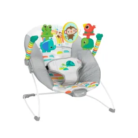 Playful Paradise Vibrating Baby Bouncer with Toys