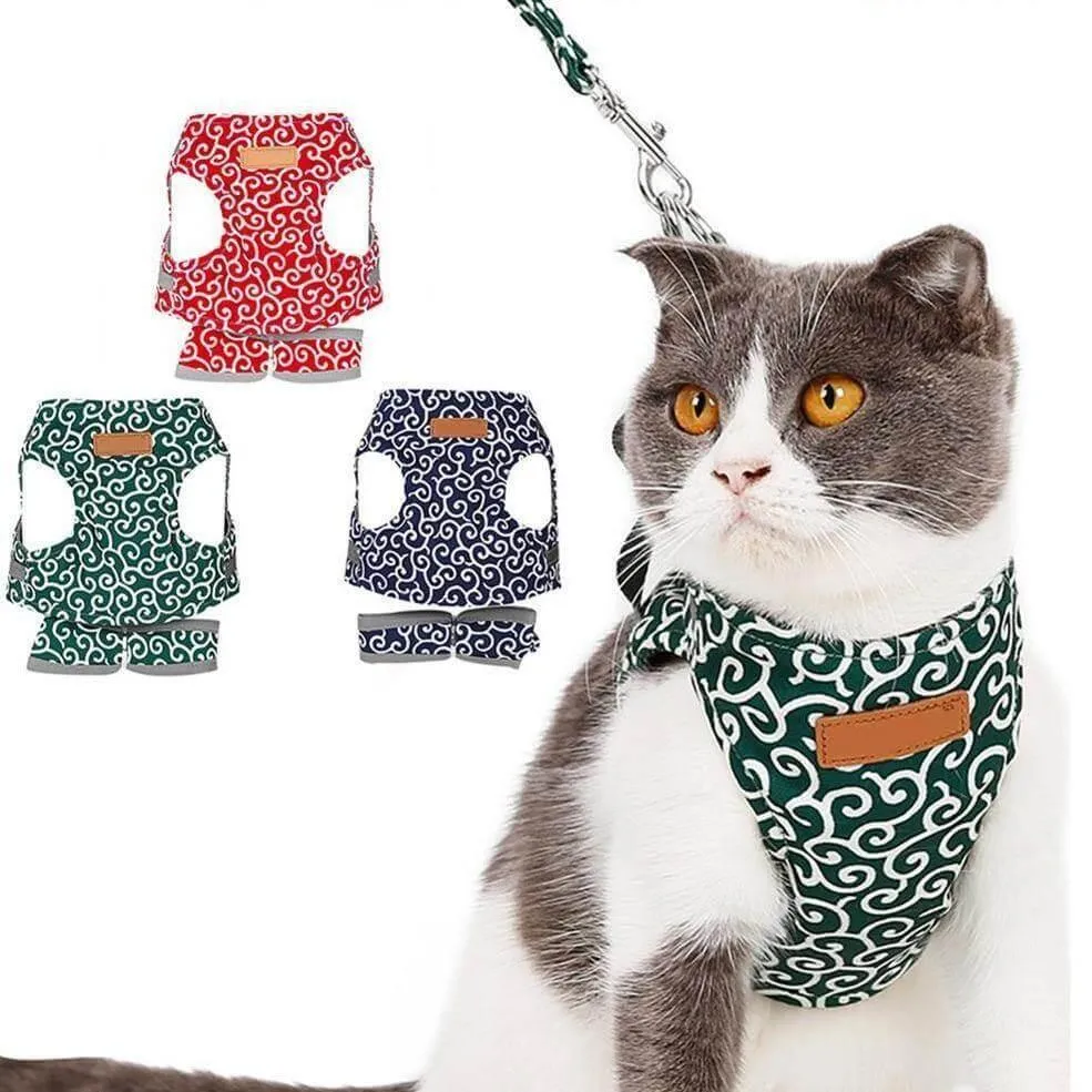 Premium Japanese Style Escape-Proof Best Cat Harness