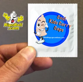 Printed White Foil with Full Color imprint - Thinking Cap - Cool Kids