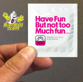 Printed White Foil with Full Color imprint - Vybe