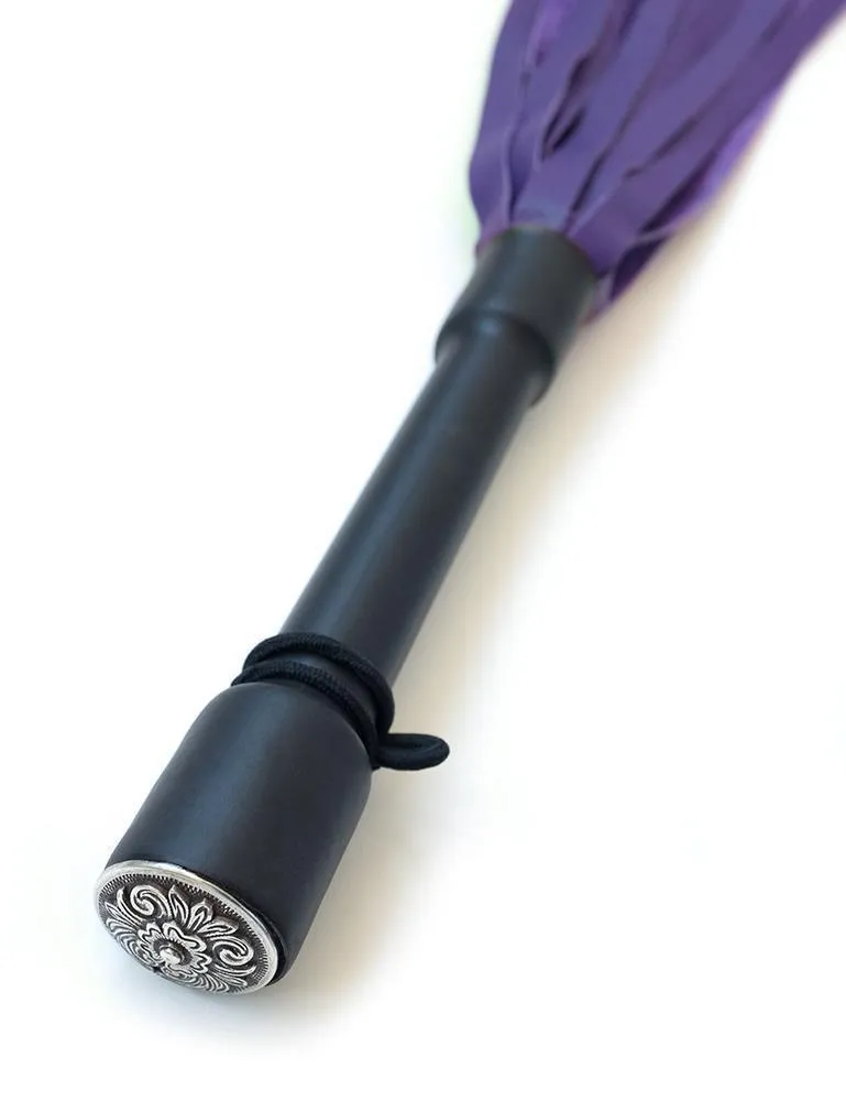 Purple Devil Leather Flogger