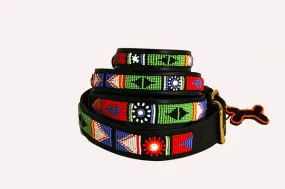 "Maragoli" Leather Beaded Dog Collars
