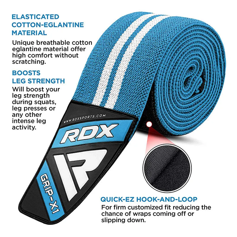 RDX K4 Weightlifting Knee Wraps OEKO-TEX® Standard 100 certified