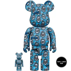Robe Japonica Mirror 100%   400% Bearbrick Set by Medicom Toy