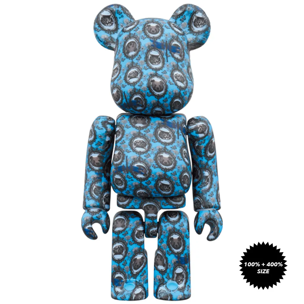 Robe Japonica Mirror 100%   400% Bearbrick Set by Medicom Toy