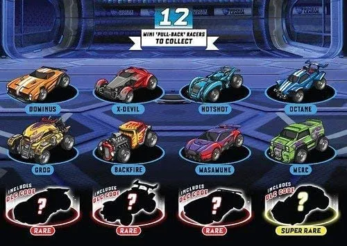 Rocket League Mini Pull-Back Racer Car Mystery Ball