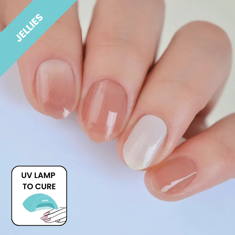 Rosetta | Jellies DIY Soft Semi Cured Gel Nail Wraps
