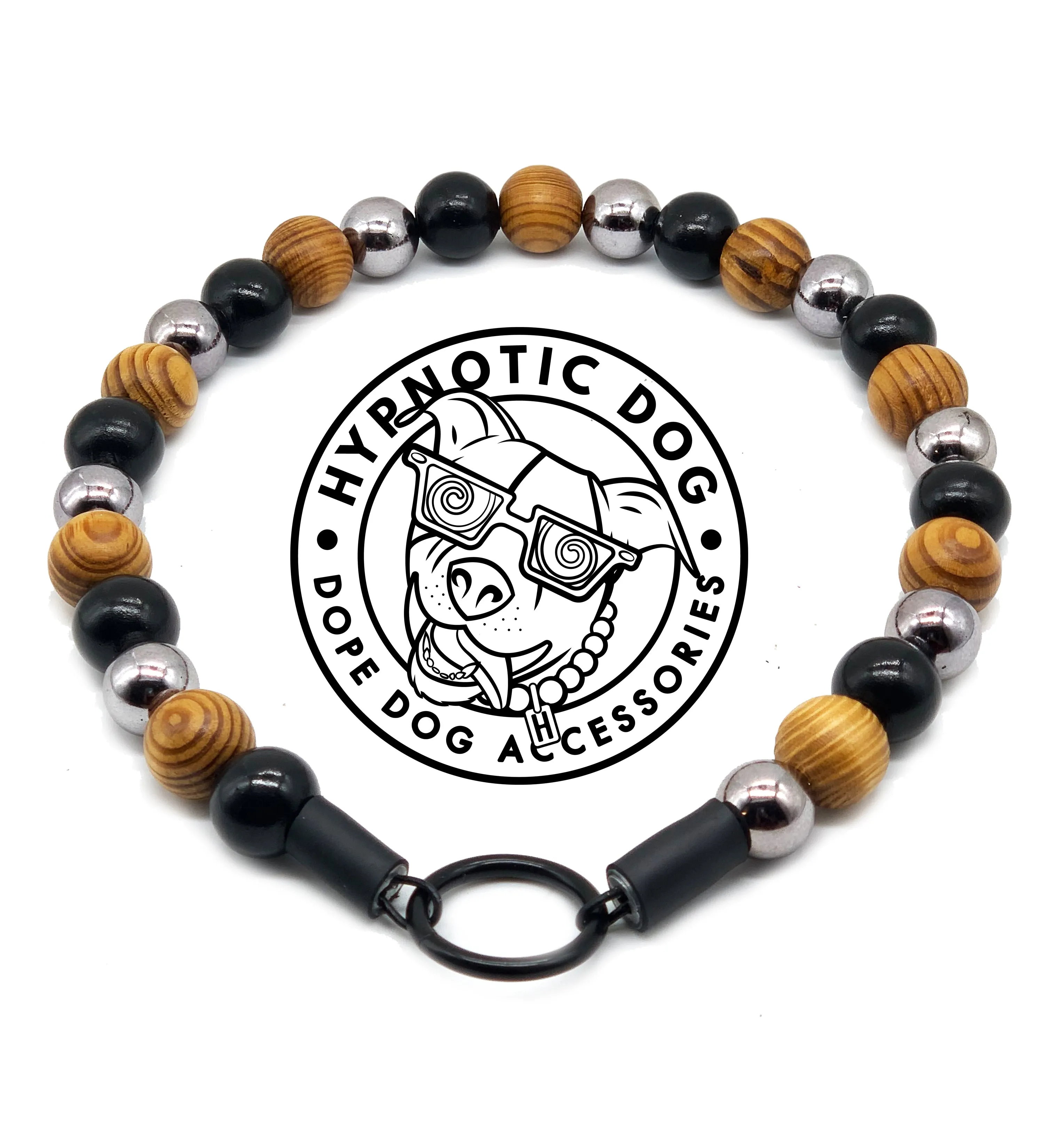 Rustic Steel Bead Collar