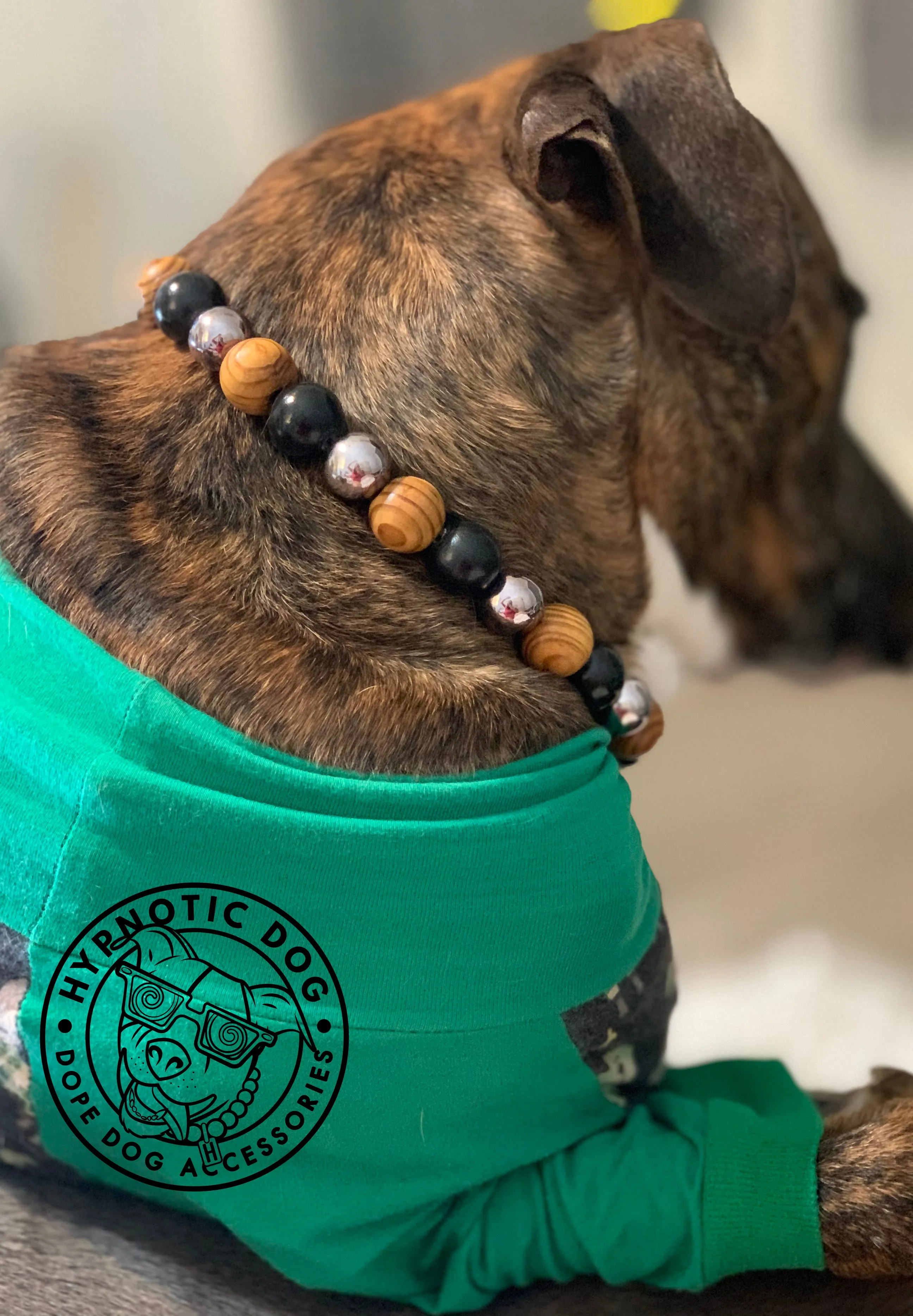 Rustic Steel Bead Collar