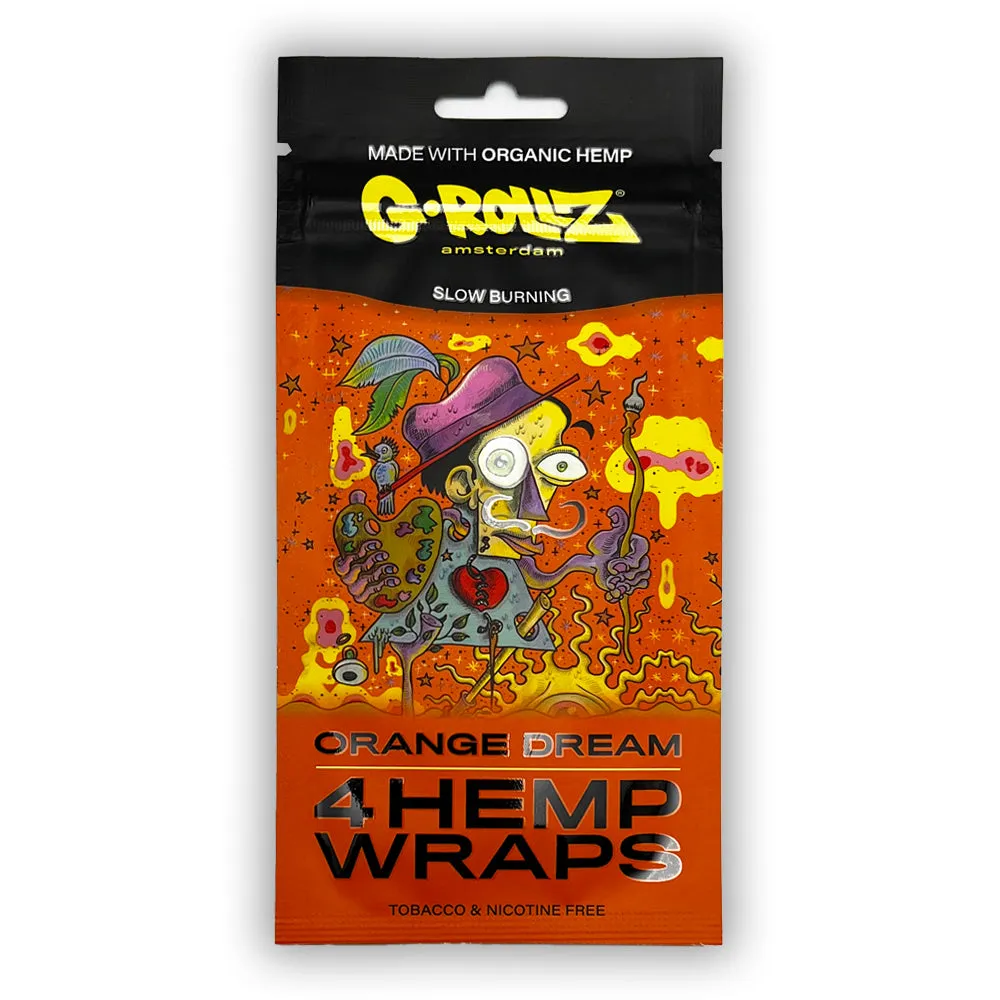 SALE!! G-Rollz - Organic Hemp Wraps - Pack of 4
