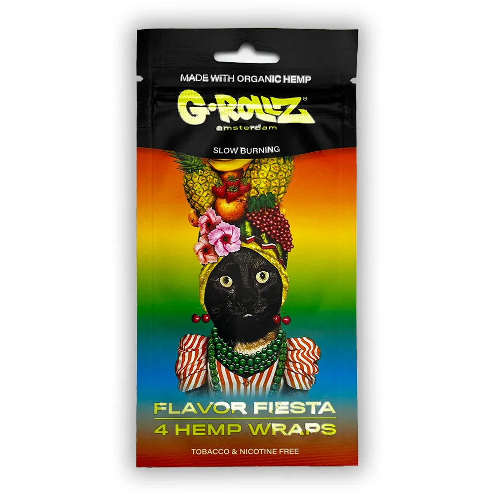 SALE!! G-Rollz - Organic Hemp Wraps - Pack of 4