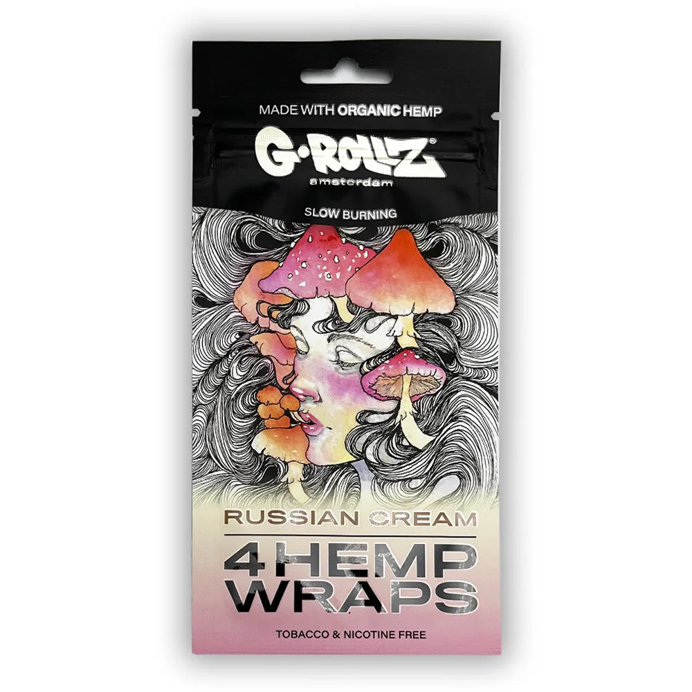 SALE!! G-Rollz - Organic Hemp Wraps - Pack of 4
