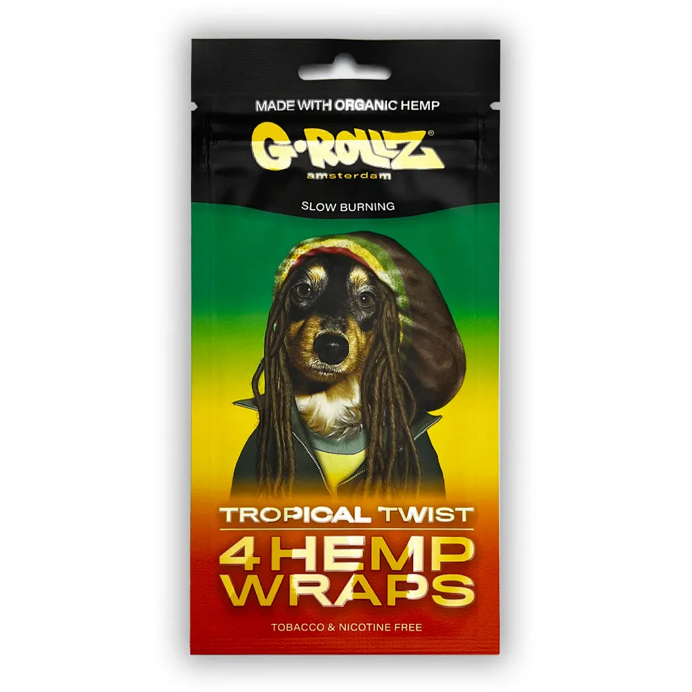 SALE!! G-Rollz - Organic Hemp Wraps - Pack of 4
