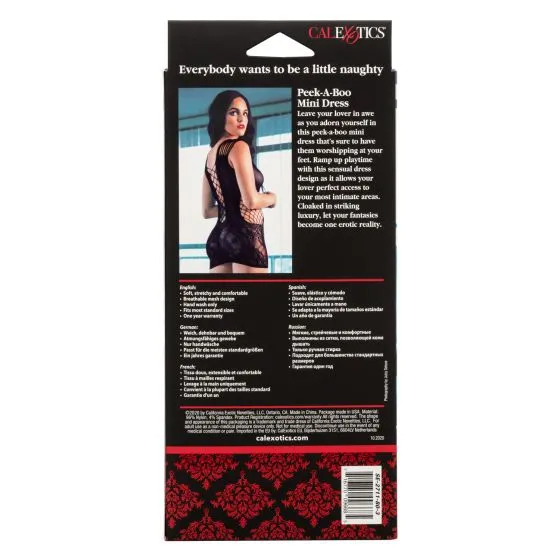 Scandal Peek-a-boo Mini Dress