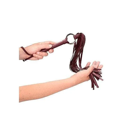 Shots Ouch! Halo Ringed Flogger Burgundy