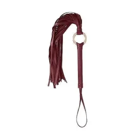 Shots Ouch! Halo Ringed Flogger Burgundy