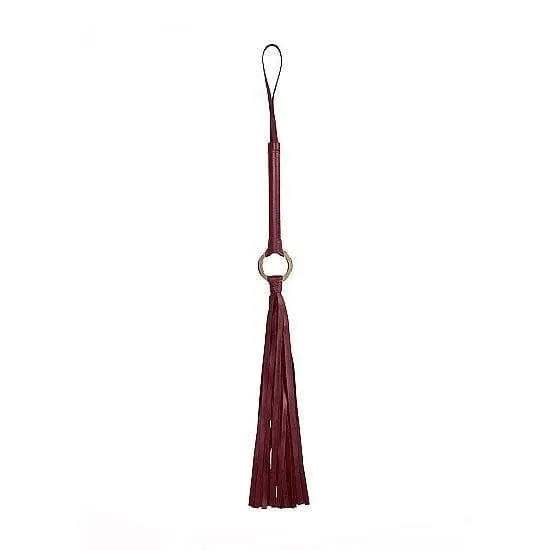 Shots Ouch! Halo Ringed Flogger Burgundy