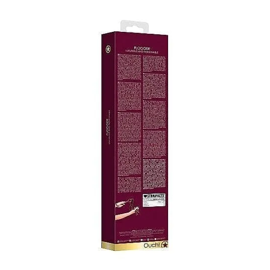 Shots Ouch! Halo Ringed Flogger Burgundy