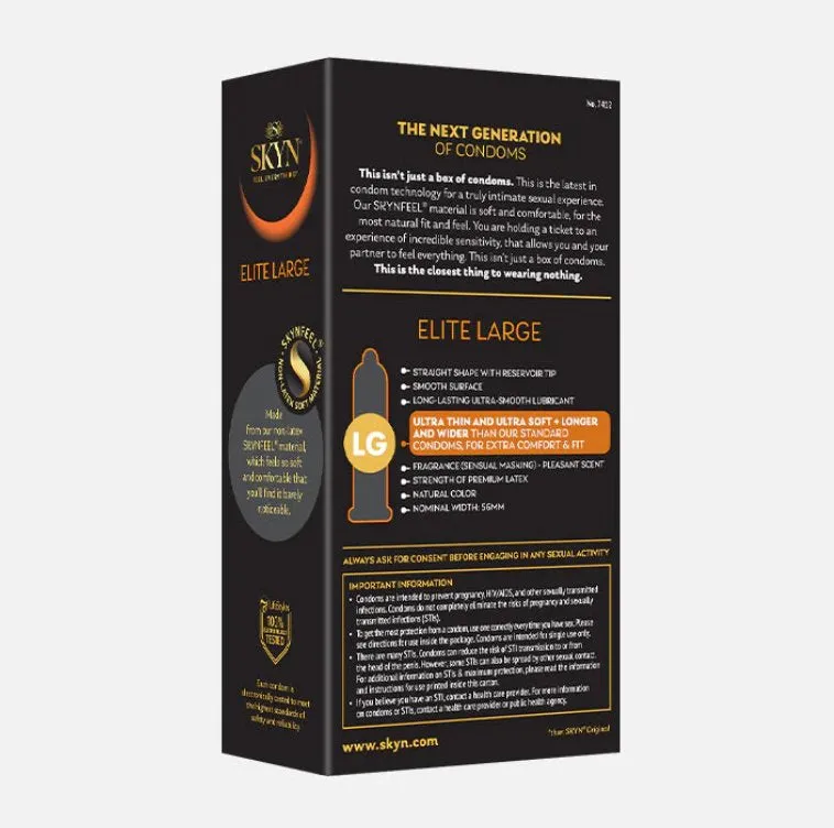 SKYN Non-Latex Condoms - Elite Large