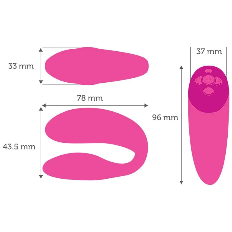 We-Vibe Chorus Couples Remote Control Vibrator