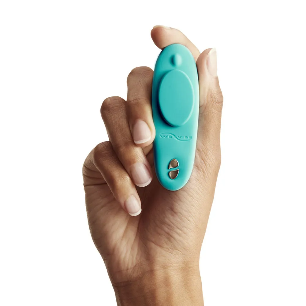 We Vibe Moxie Plus Teledildonic Panty Vibrator - Aqua