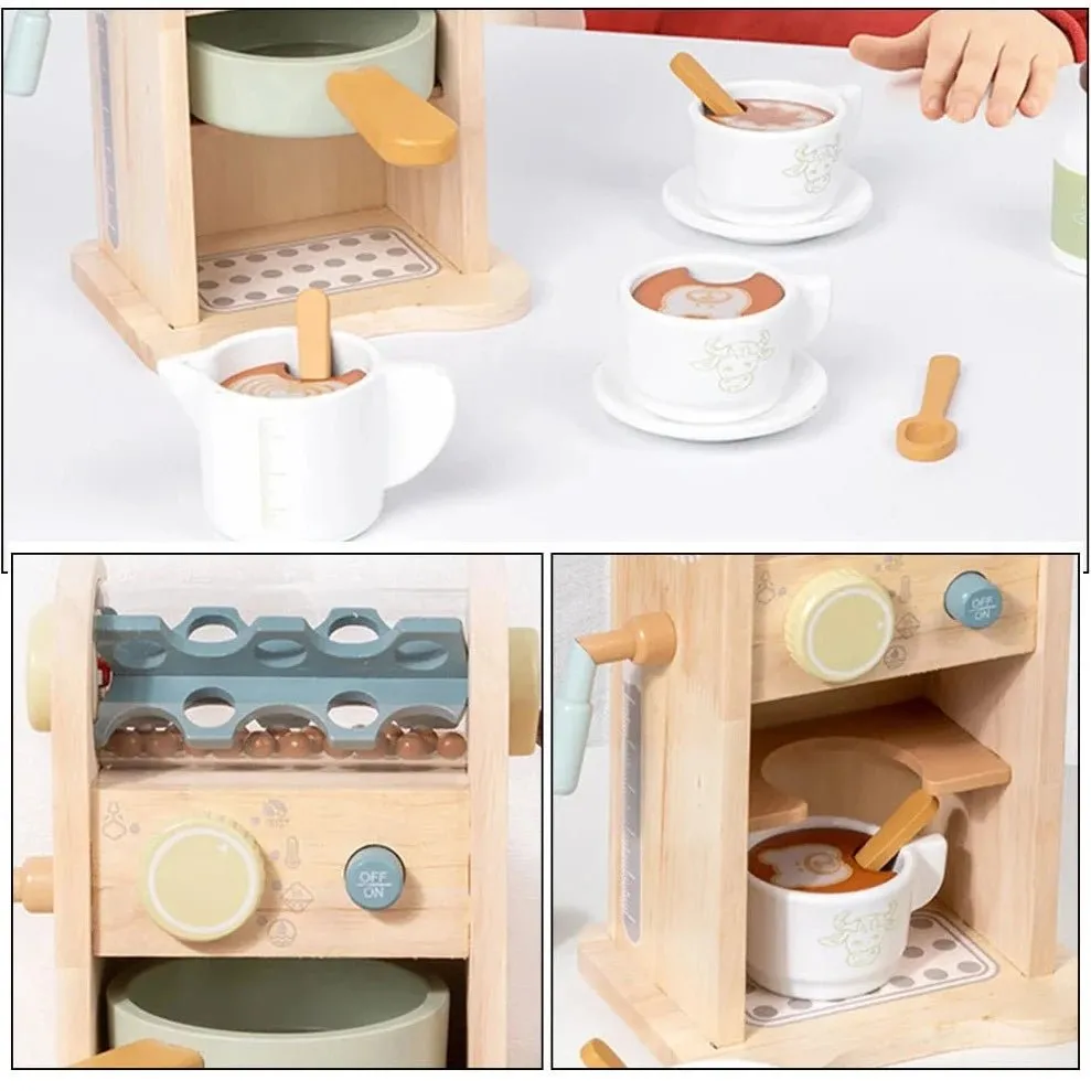 Wooden Hot Chocolate Machine Playset